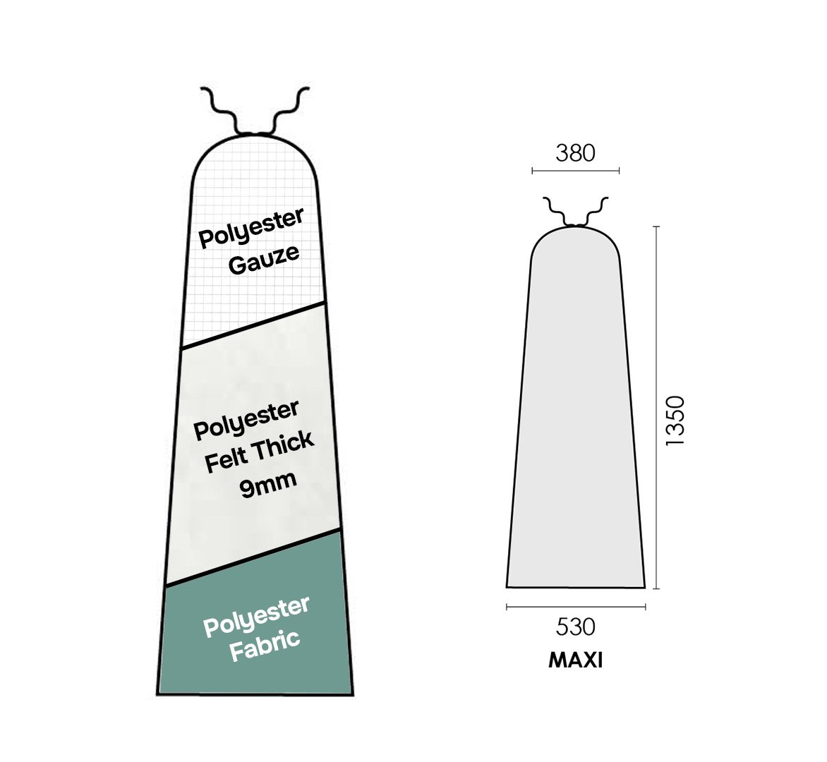 PRONTO-STIR "NORMAL" VERDE 1350x530x380mm MAXI
