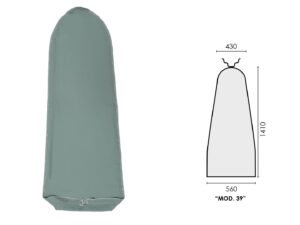 FUNDA EN POLIESTER VERDE (mod.39) 1410x560X430mm M.0981