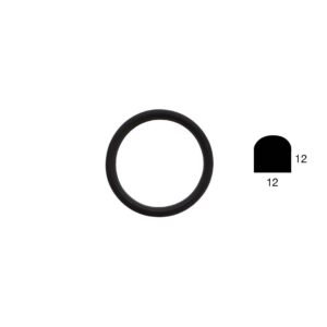 JOINT RONDE ERCLOR POUR OBLO DISTILLATEUR BOWE 142x118x12x12mm