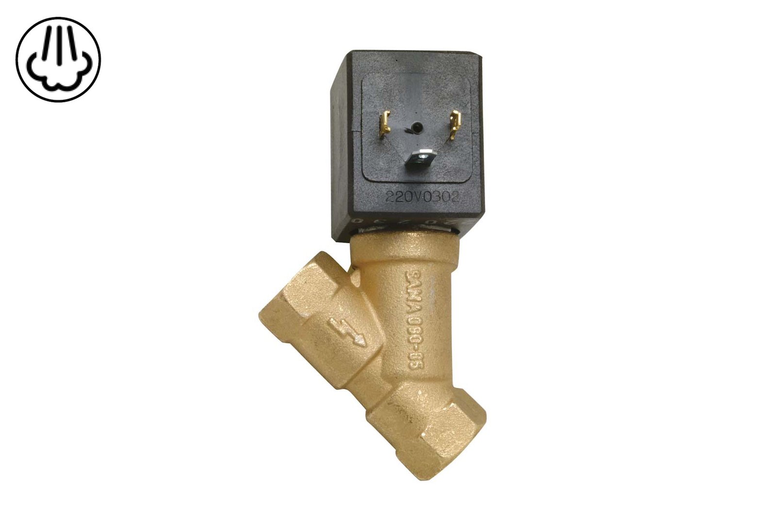 ELECTROVALVULA VAPOR SA-MA 3/8" (090) Ø 10mm