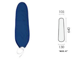 TELO DEK AZZURRO (mod.41) 640x130x105mm JEANNETTE VEIT