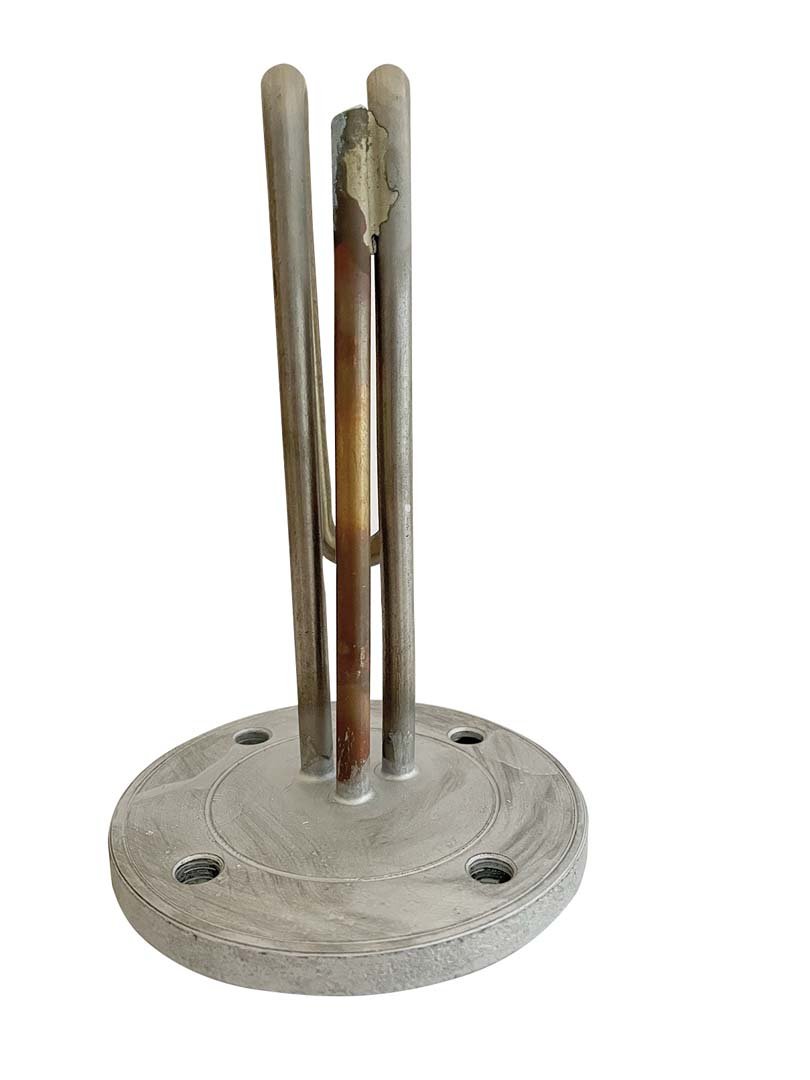 RES. CON BRIDA Ø 110mm 4 FOROS W. 1500 REVERBERI C/SOPORTE SONDA L=180mm Øf 9mm I=85mm GT Ø 6mm