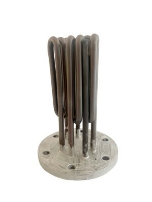 RES. C/FLANGIA Ø 150mm 6 FORI W. 5000 REVERBERI C/PORTASONDA L=200mm Øf 12mm I=121mm GT Ø 8mm