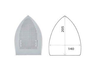 B 8 TN         PLANTILLA EN PTFE Y ALUMINIO