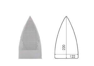 POLTI      PLANTILLA EN PTFE Y ALUMINIO